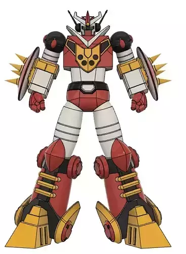 30cm mechander robo statue 3d models 3D print model