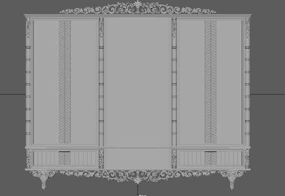 sleeping gaornitur closet 3D model_2