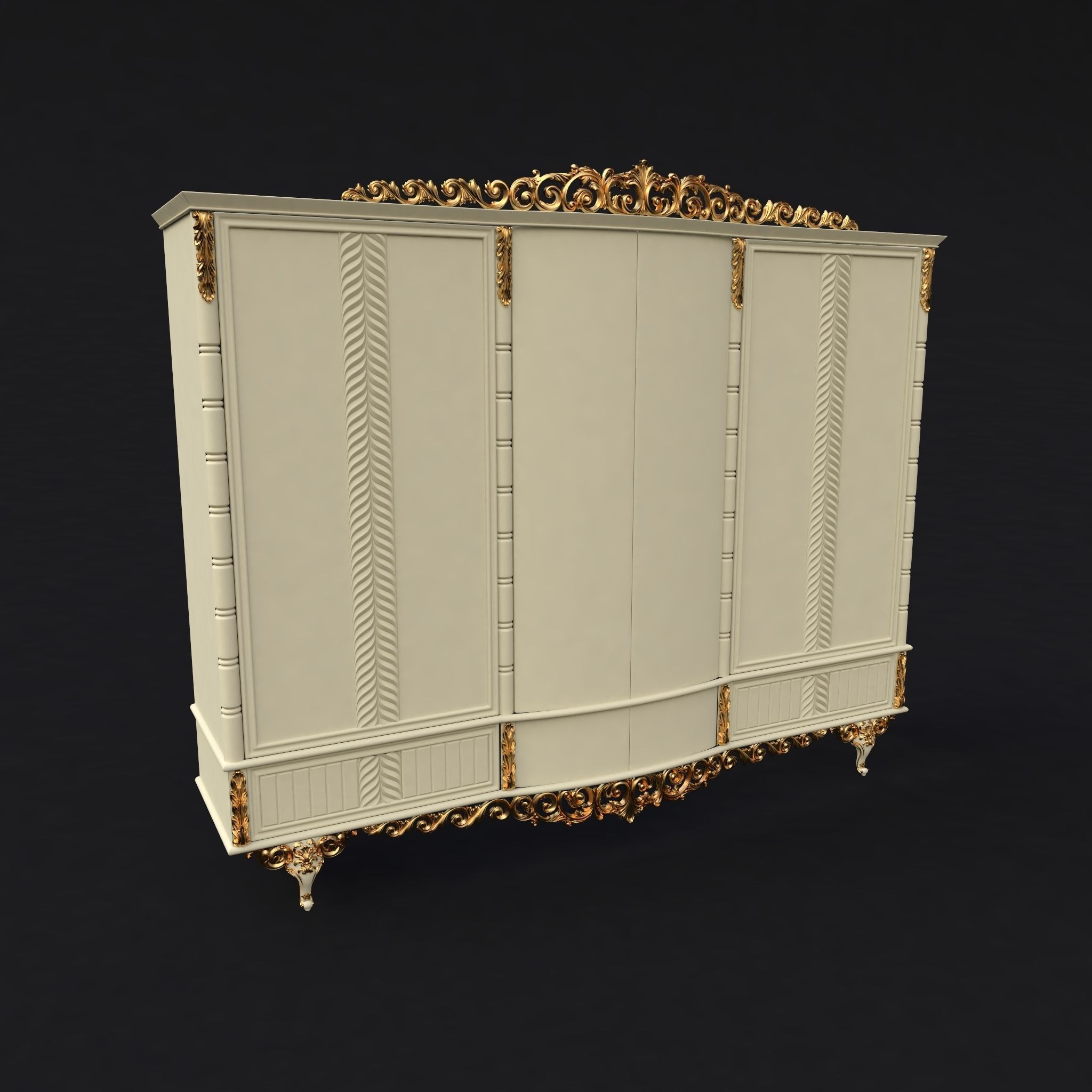 sleeping gaornitur closet 3D model_1