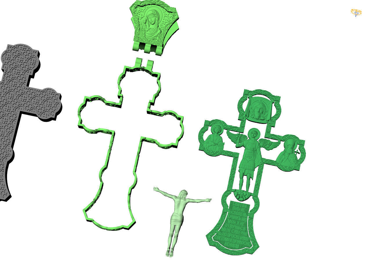 Cross G0323 3D print model_6