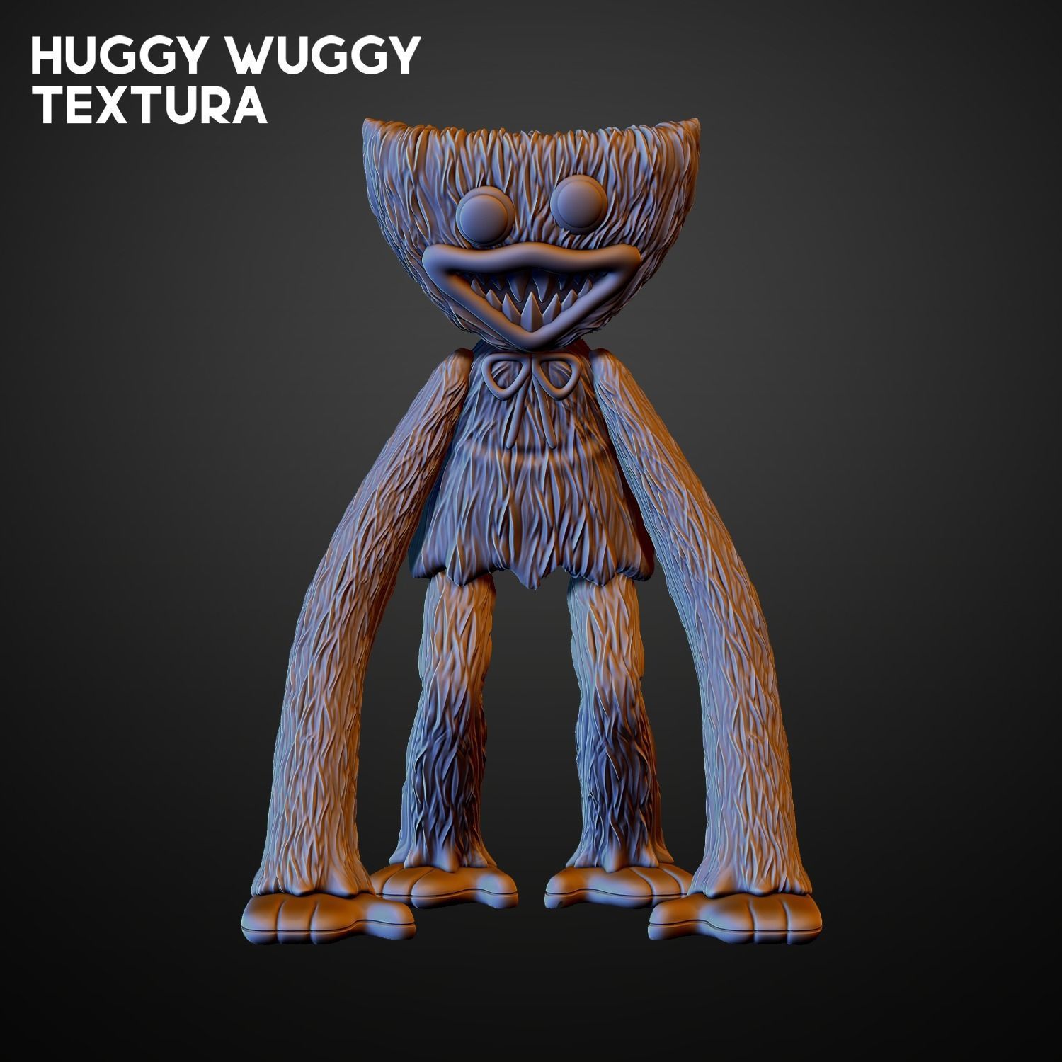 HUGGY WUGGY 3D print model_1