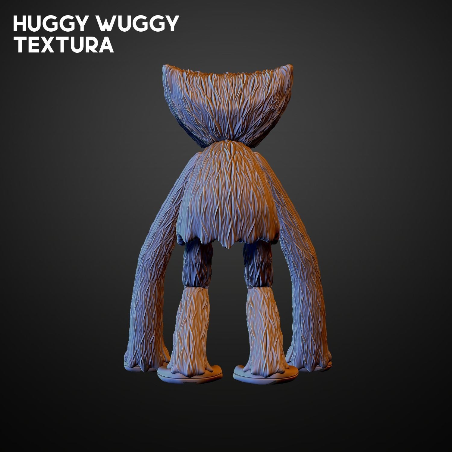 HUGGY WUGGY 3D print model_4