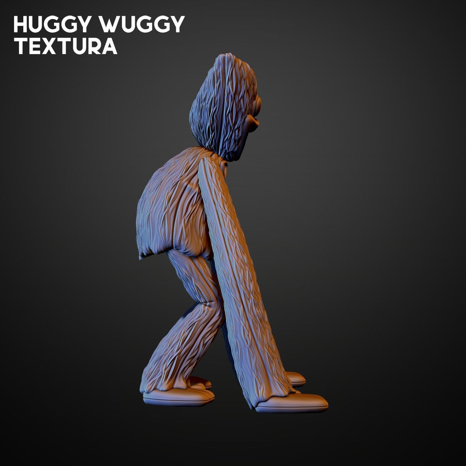 HUGGY WUGGY 3D print model_3