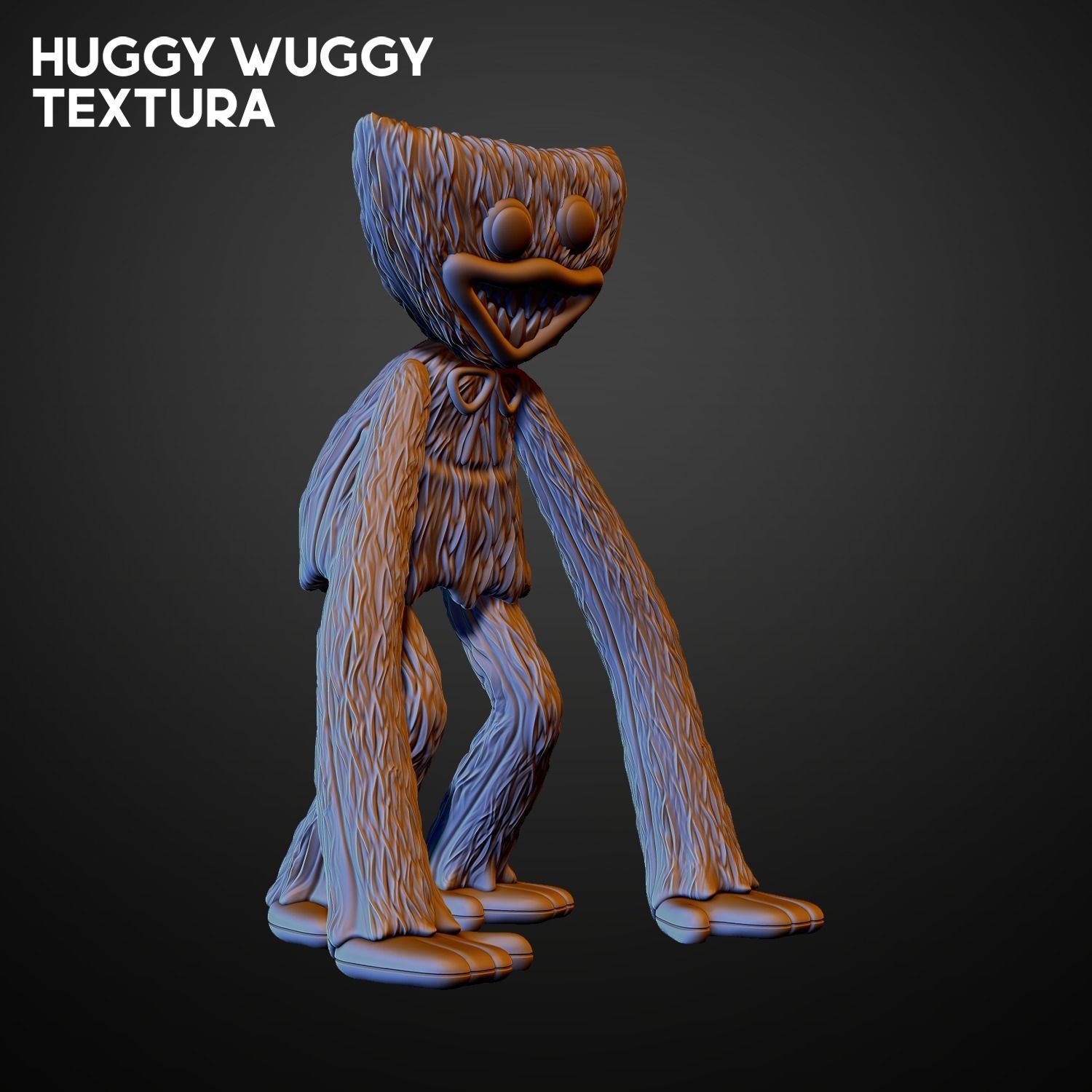 HUGGY WUGGY 3D print model_2