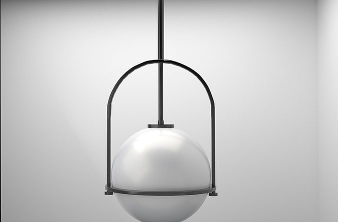 Colvin Pendant Low-poly 3D model