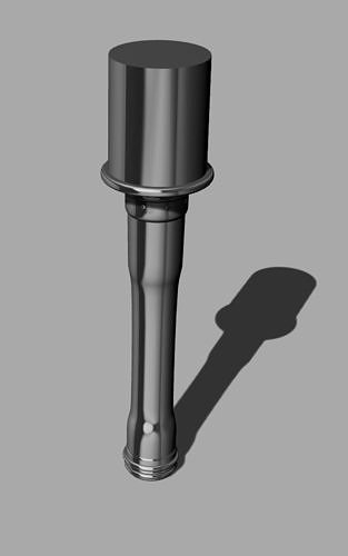 German M-24 hand genade 3D print model