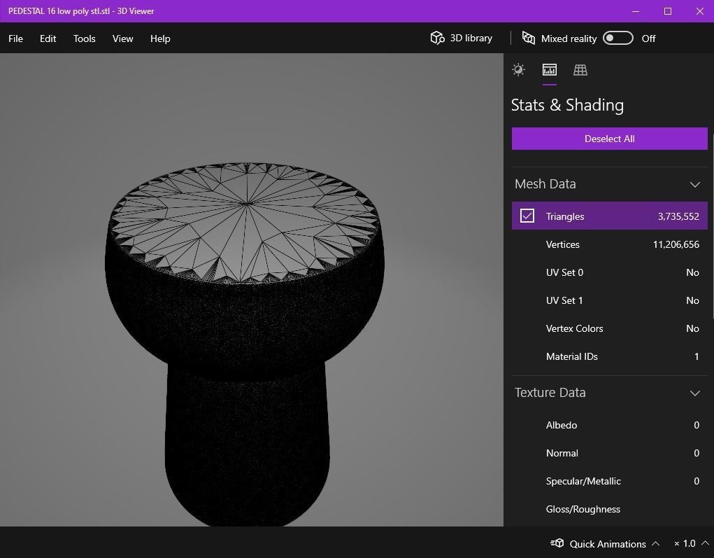 Pedestal 16 3D print model_18