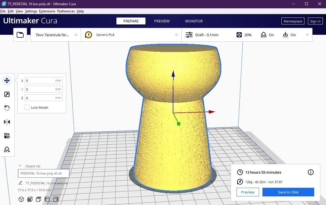 Pedestal 16 3D print model_9
