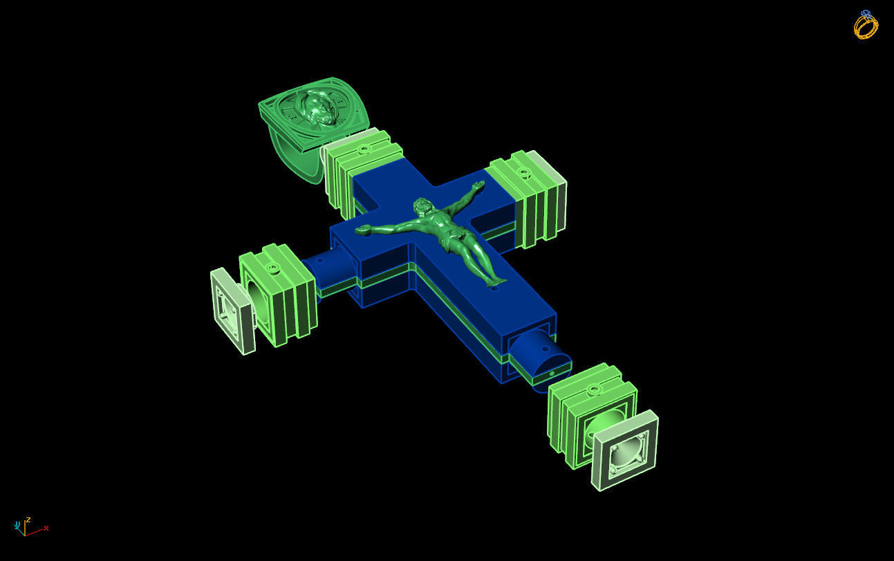 Cross G0329 3D print model_2