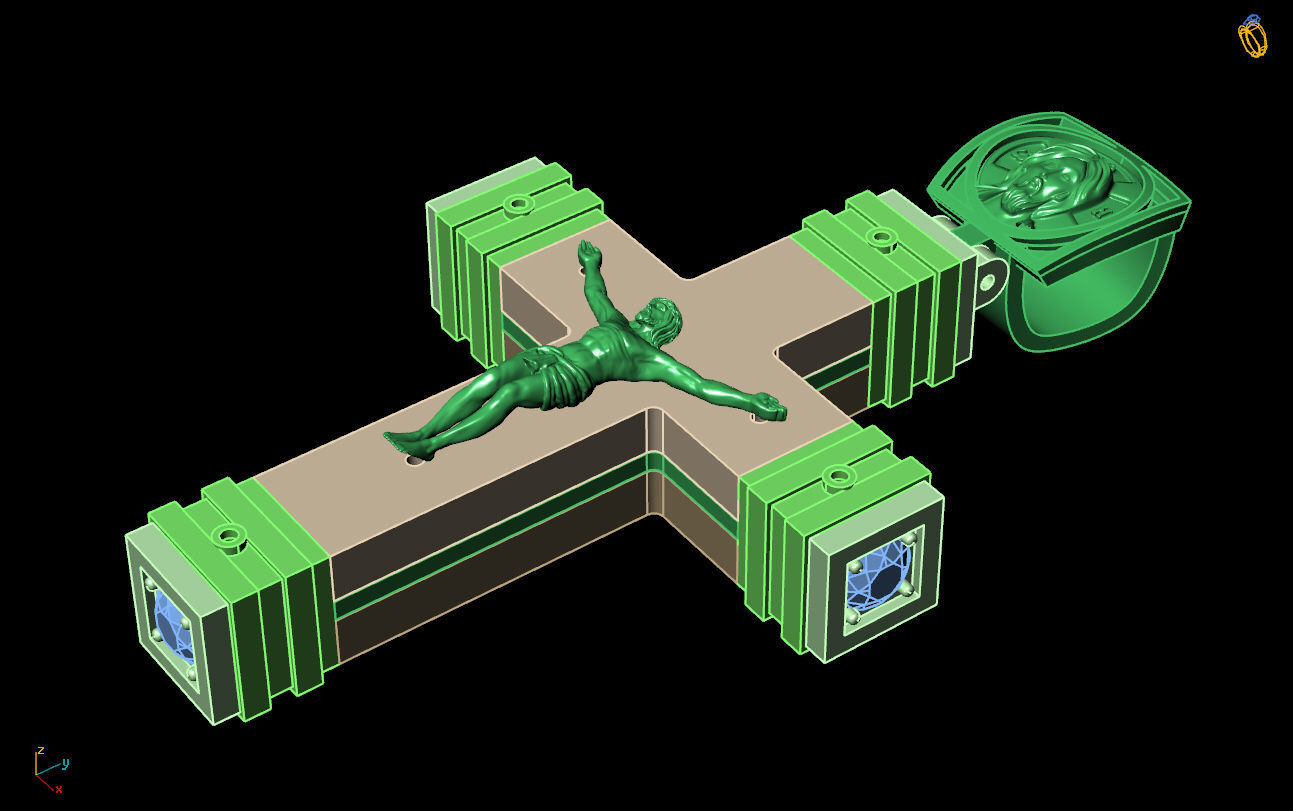 Cross G0329 3D print model_8