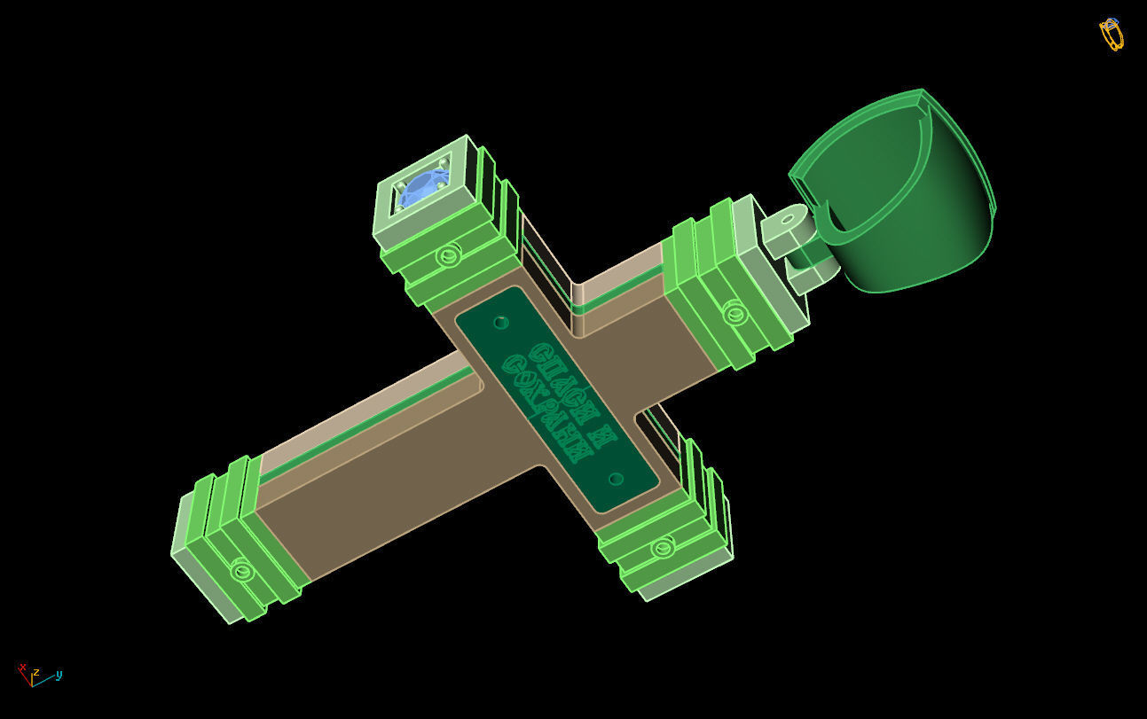 Cross G0329 3D print model_3