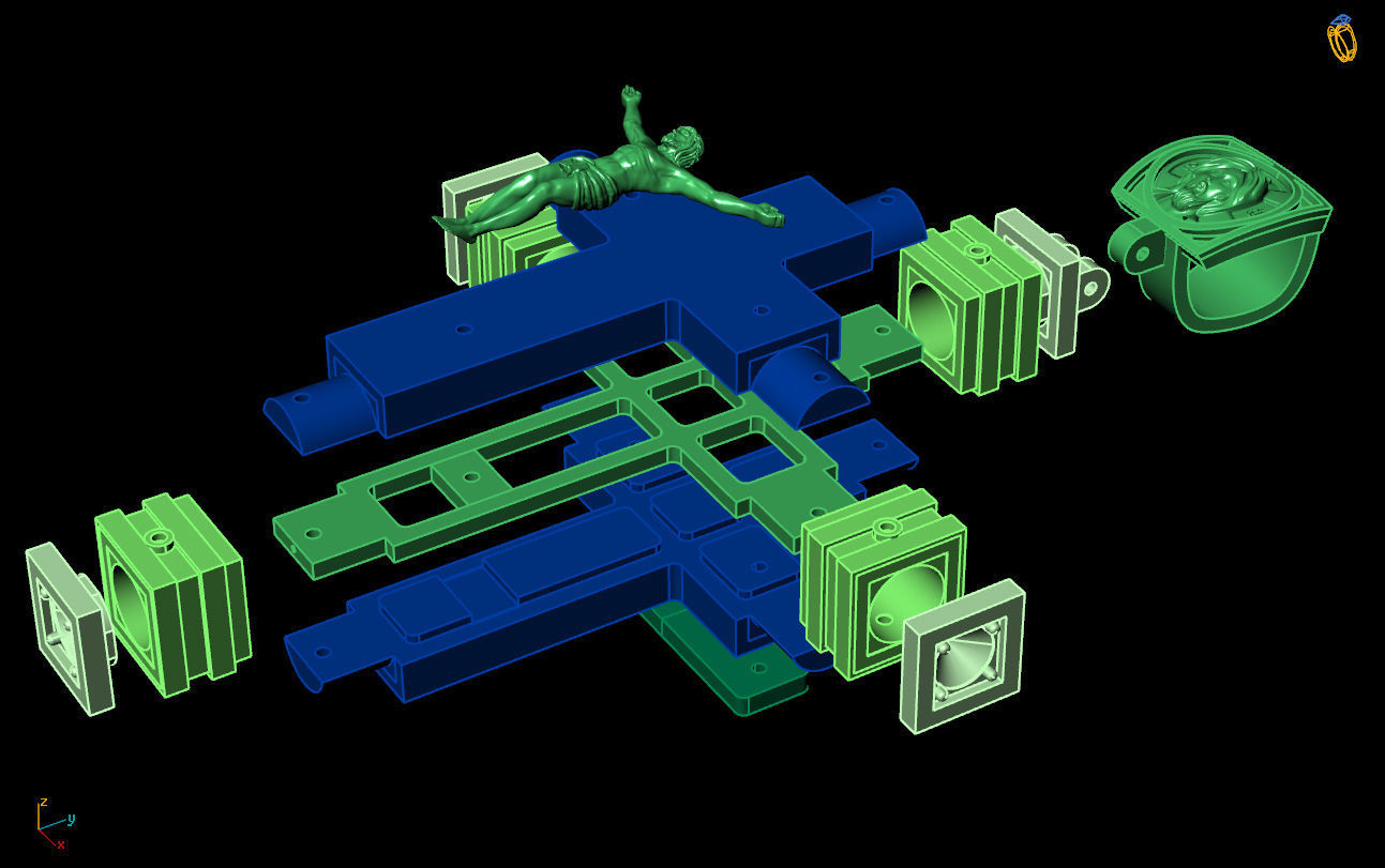 Cross G0329 3D print model_4