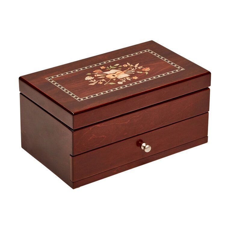 Wooden Jewelry Box 3D model_2