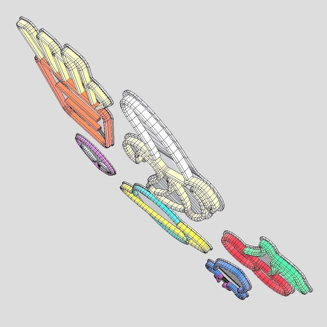 Neon Sign Pack 2 Low-poly 3D model_7