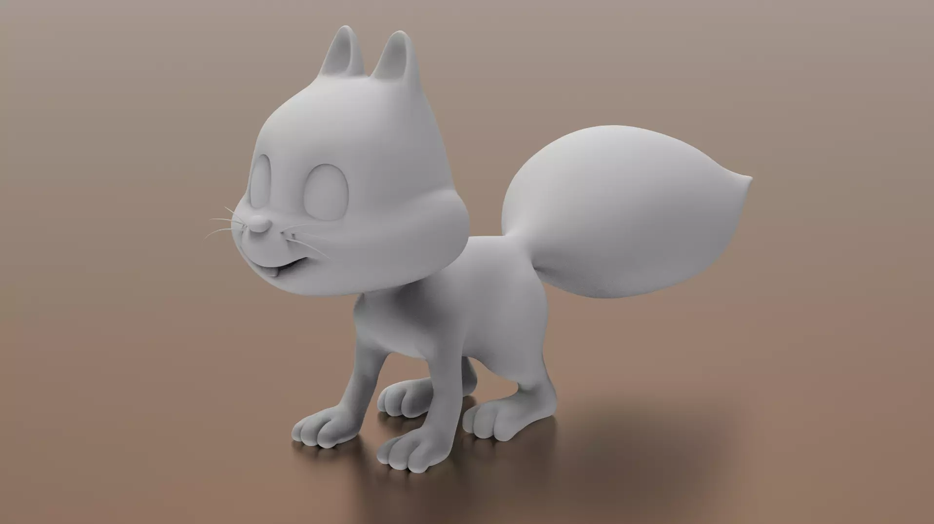 Squirrel cartoon Disney animal metaverse wild mouse woods 3D model