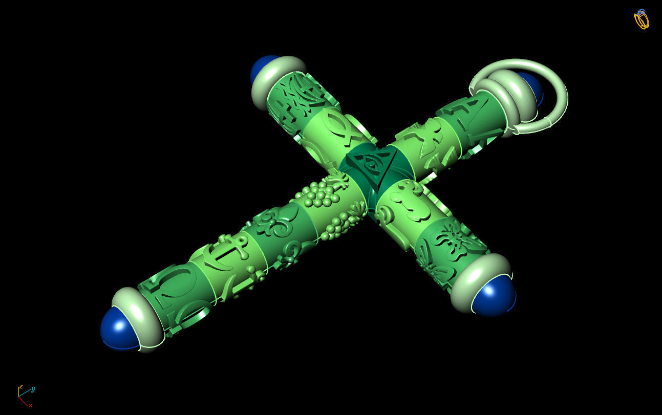 Cross G0377 3D print model_6