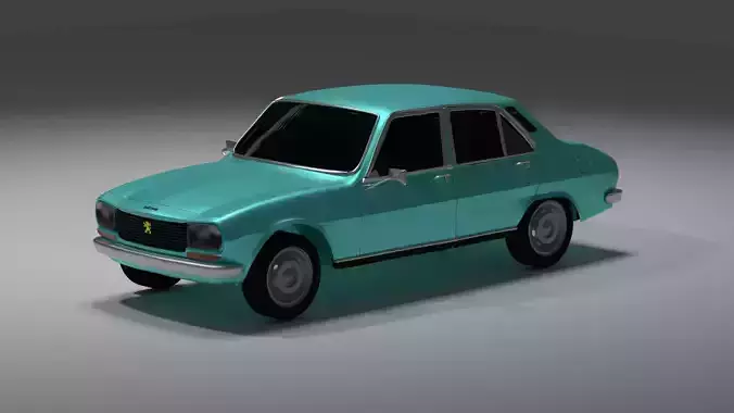 peugeot 504 3D model