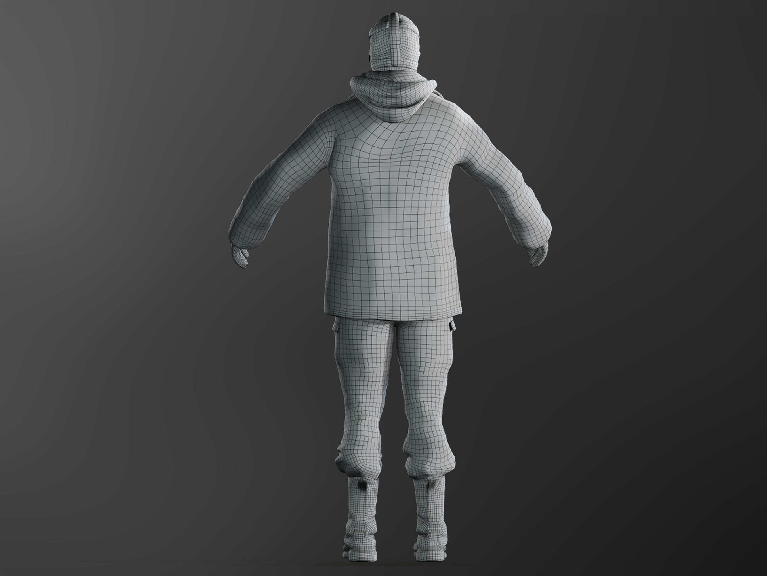 Riddler From Batman movie 2022 Low-poly 3D model_8