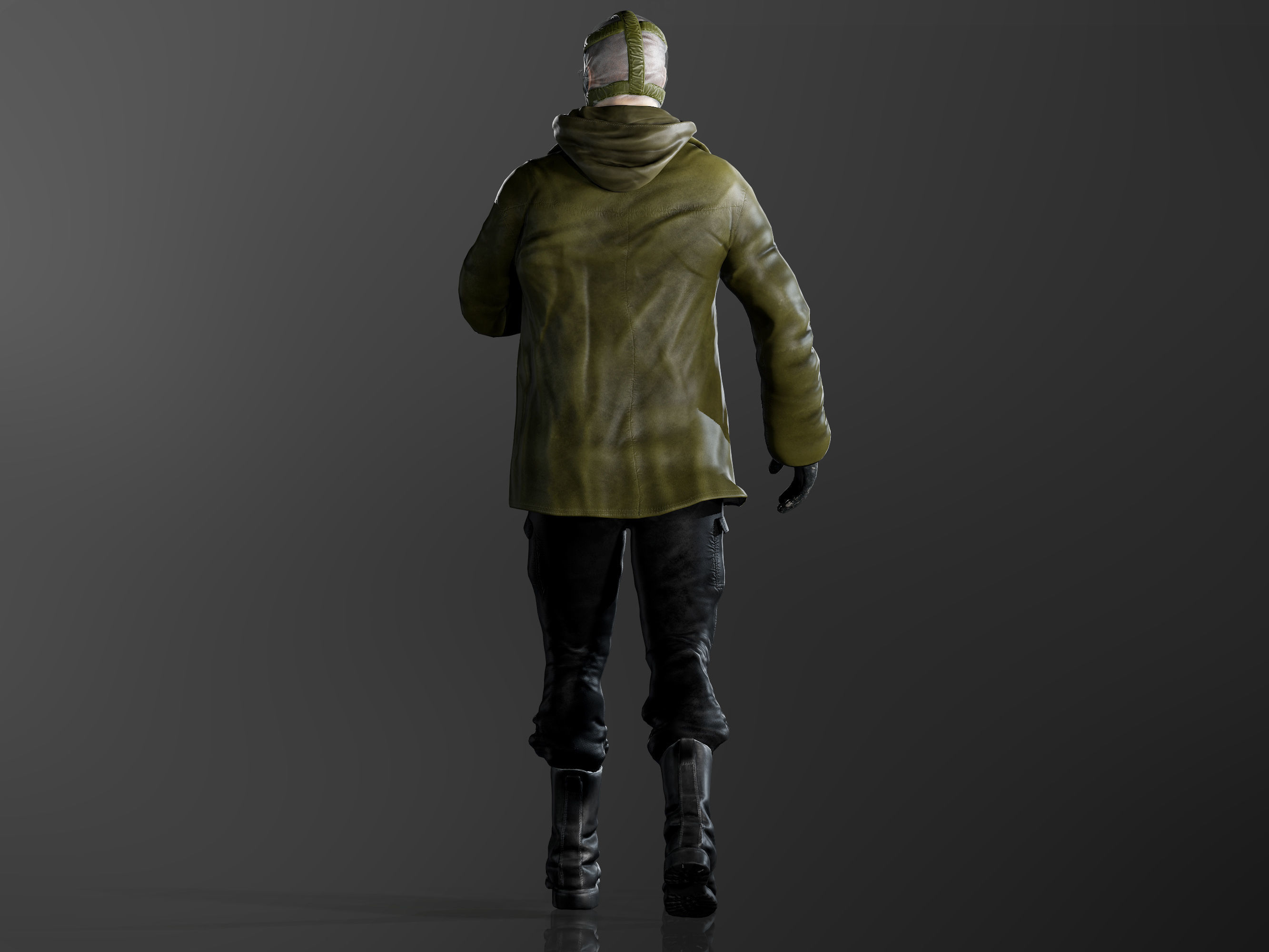 Riddler From Batman movie 2022 Low-poly 3D model_5