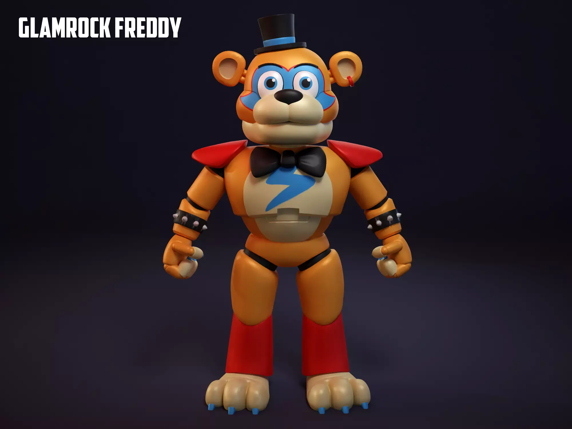 GLAMROCK FREDDY 3D print model