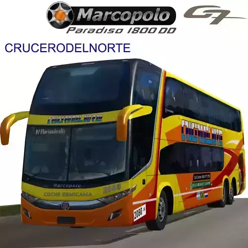 Marcopolo Paradiso 1800DD bus CRUCERODELNORTE