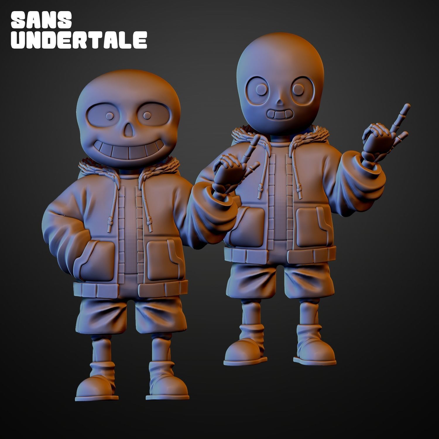 SANS UNDERTALE 3D print model_1