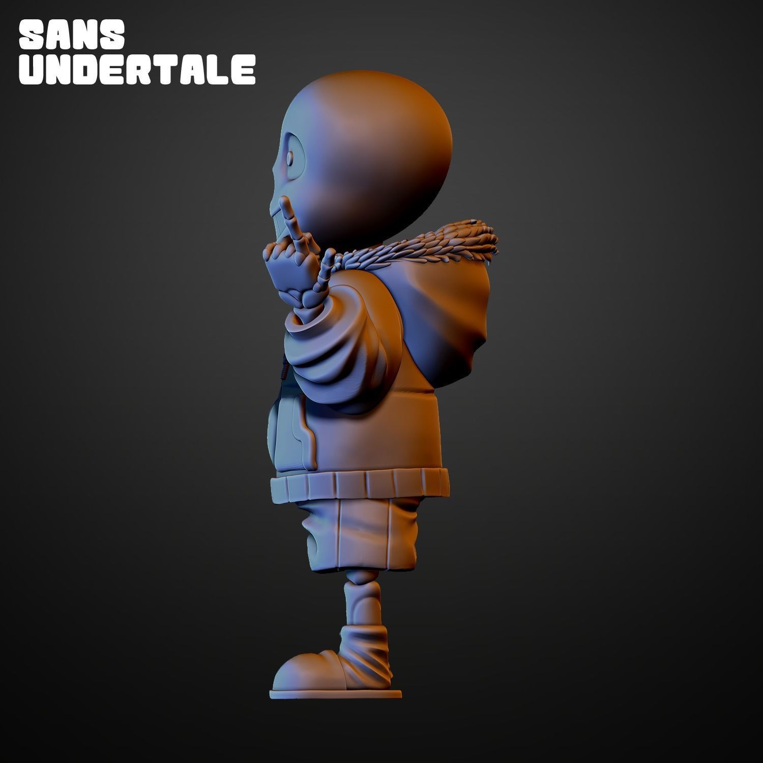SANS UNDERTALE 3D print model_5