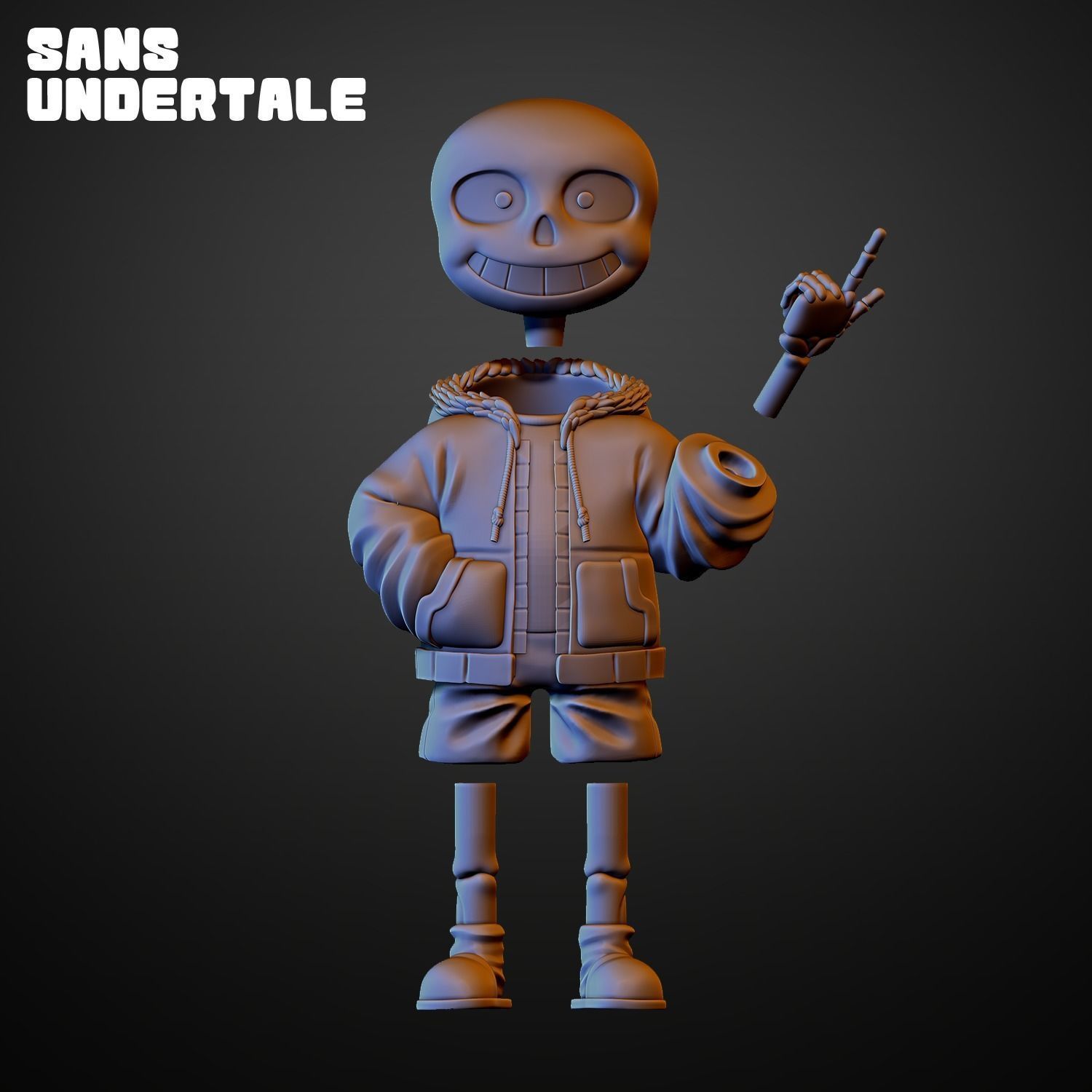 SANS UNDERTALE 3D print model_6
