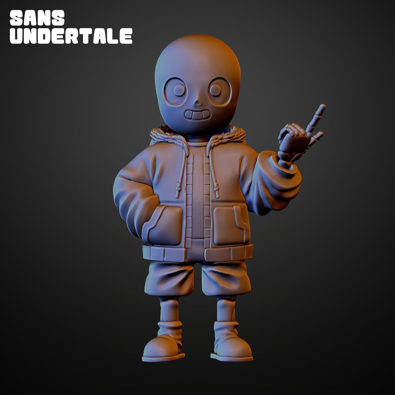 SANS UNDERTALE 3D print model_7