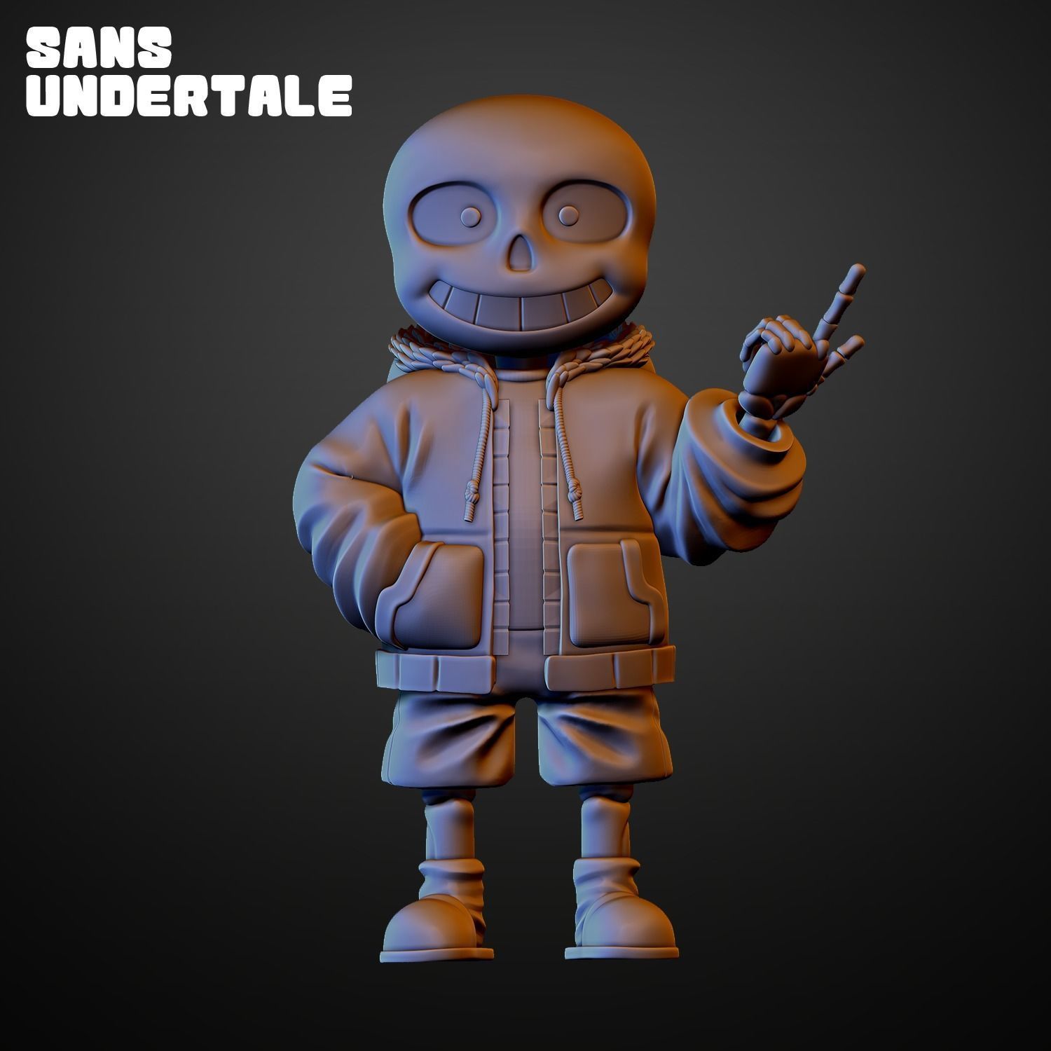 SANS UNDERTALE 3D print model_2