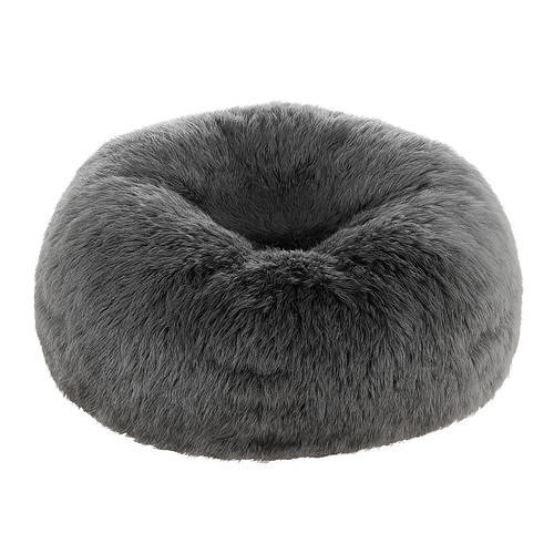 Faux Fur Bean Bag in Solid Dune 3D model