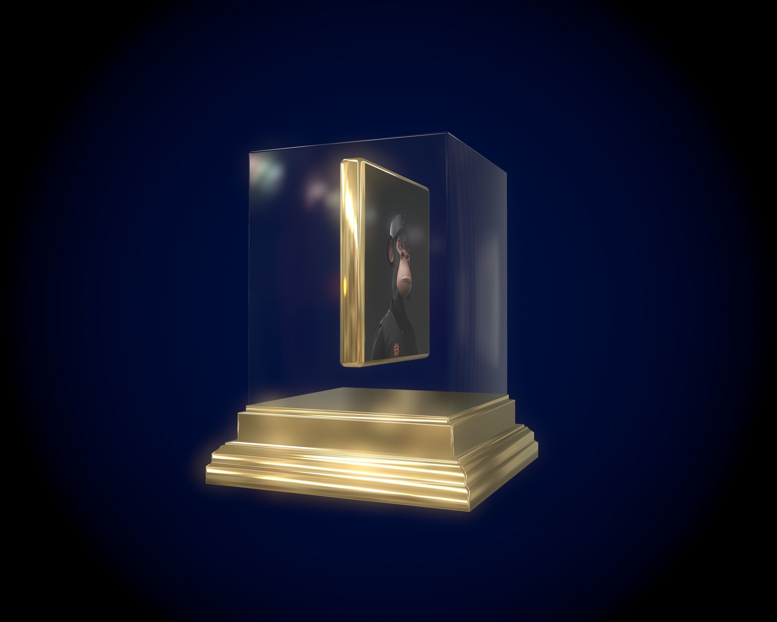 Hape Beast 7 Gold Club Low-poly 3D model_8