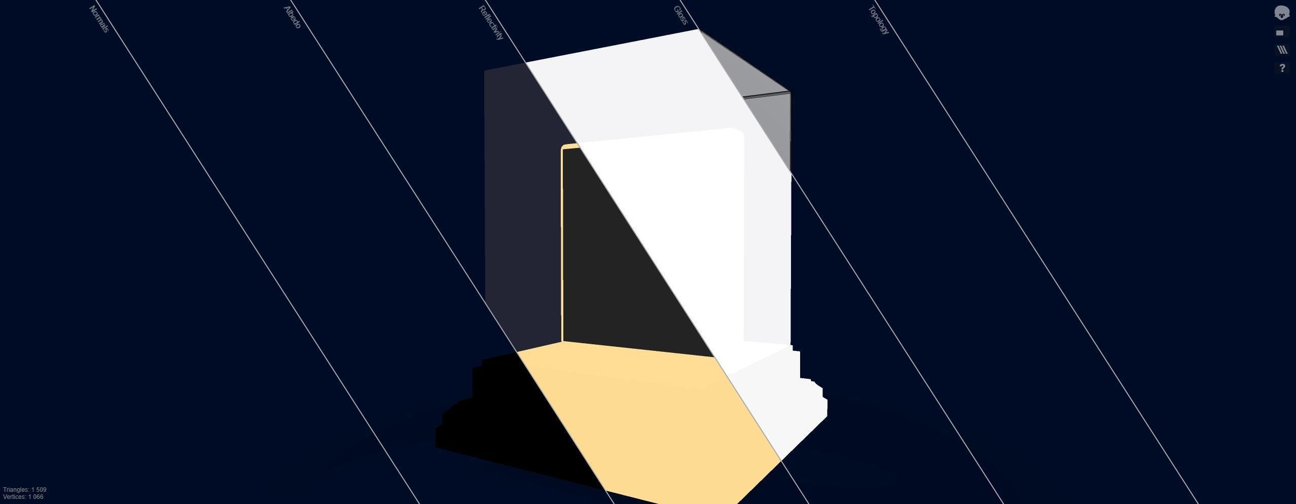 Hape Beast 7 Gold Club Low-poly 3D model_13
