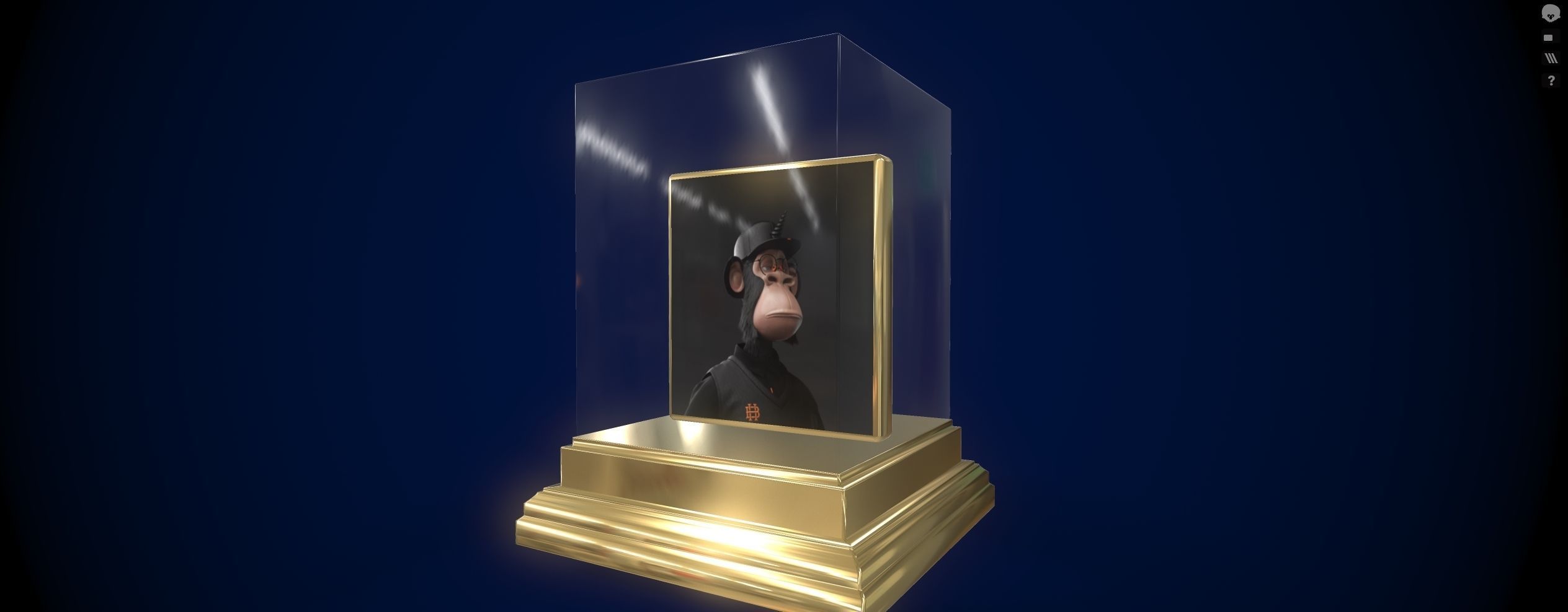 Hape Beast 7 Gold Club Low-poly 3D model_12