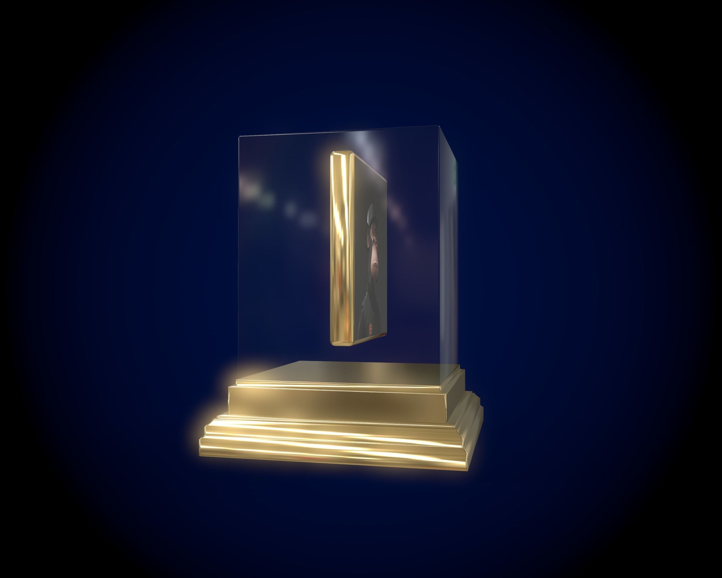 Hape Beast 7 Gold Club Low-poly 3D model_6