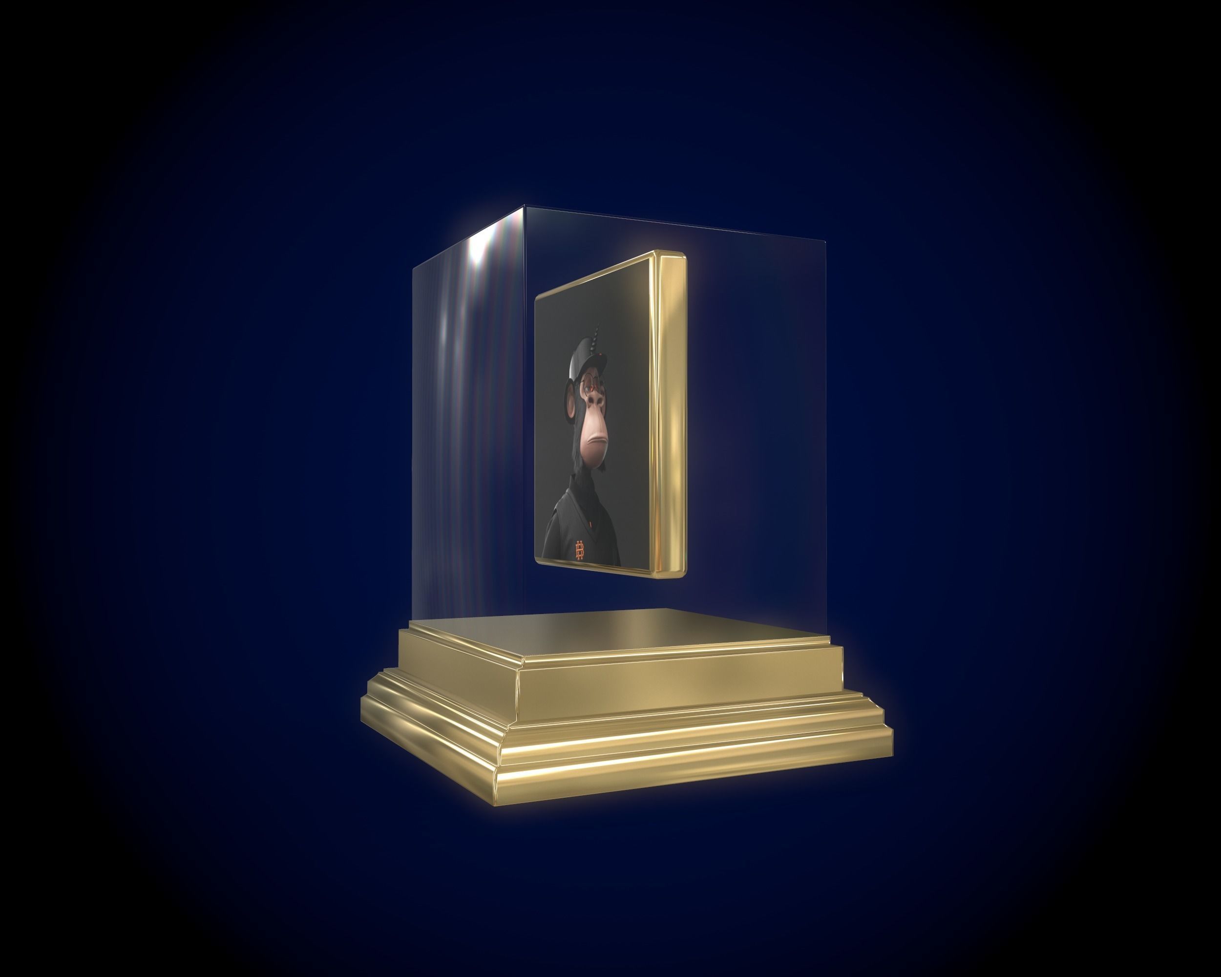 Hape Beast 7 Gold Club Low-poly 3D model_9