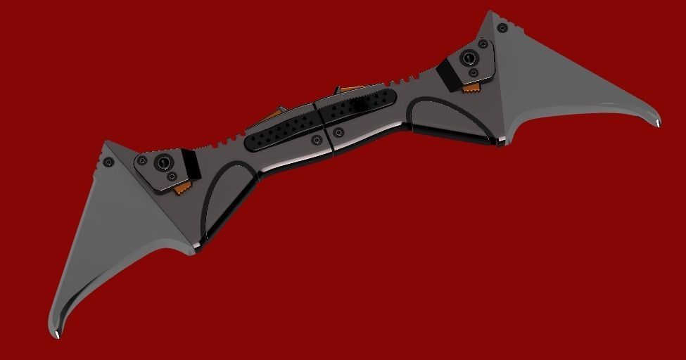 The Batman 2022 - Batarang 3D print model_3