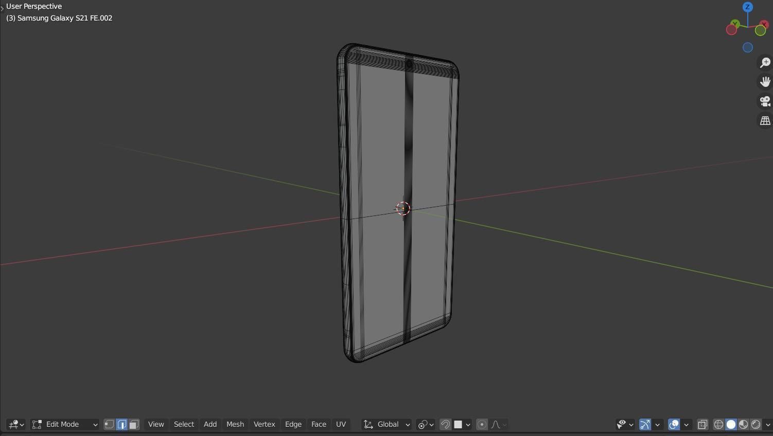 Samsung Galaxy S22 Plus in all Official Colors Low-poly 3D model_9