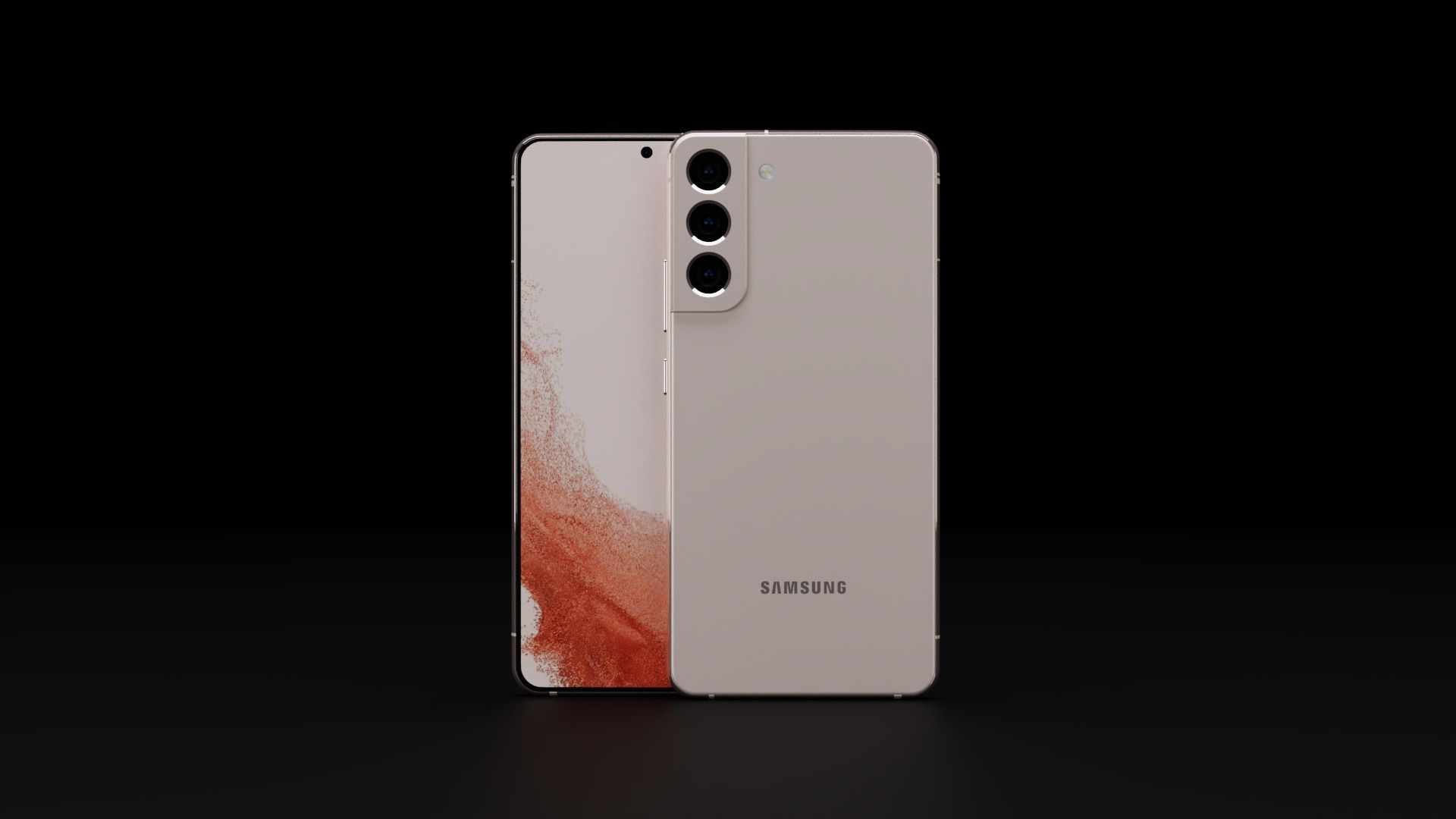 Samsung Galaxy S22 Plus in all Official Colors Low-poly 3D model_4