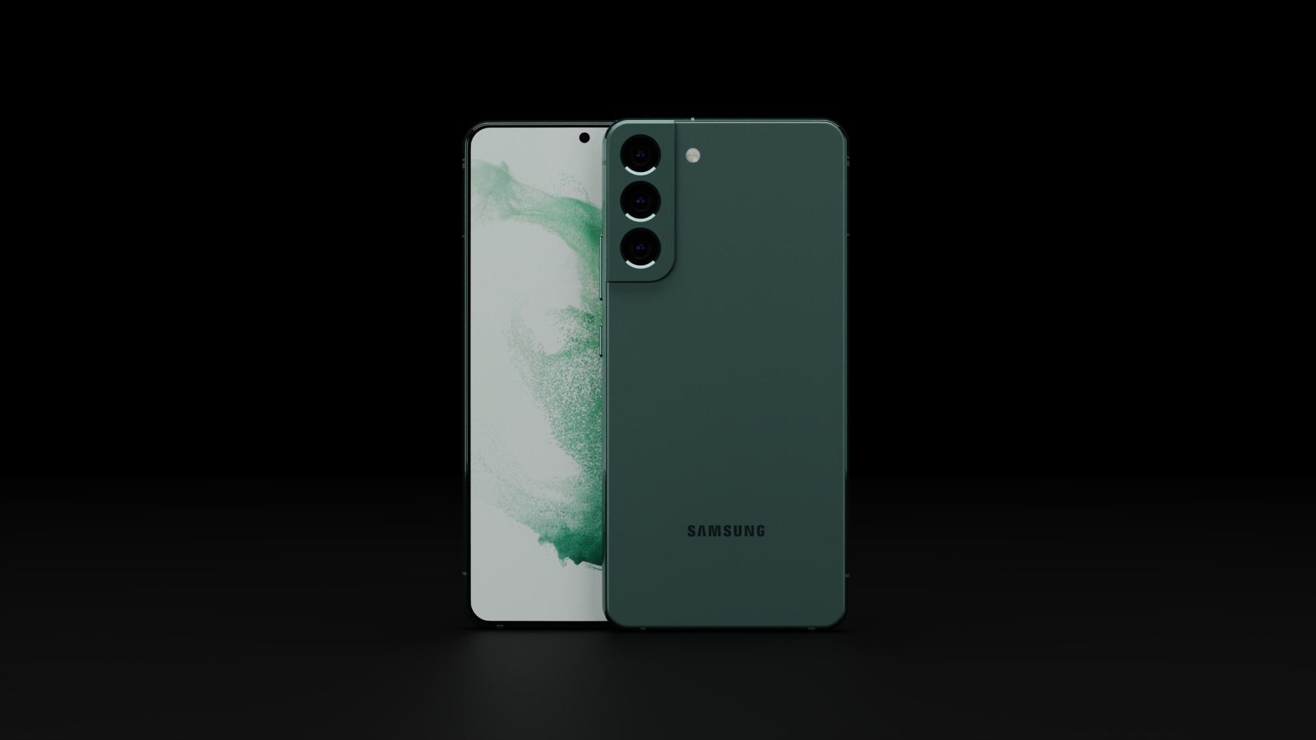 Samsung Galaxy S22 Plus in all Official Colors Low-poly 3D model_6