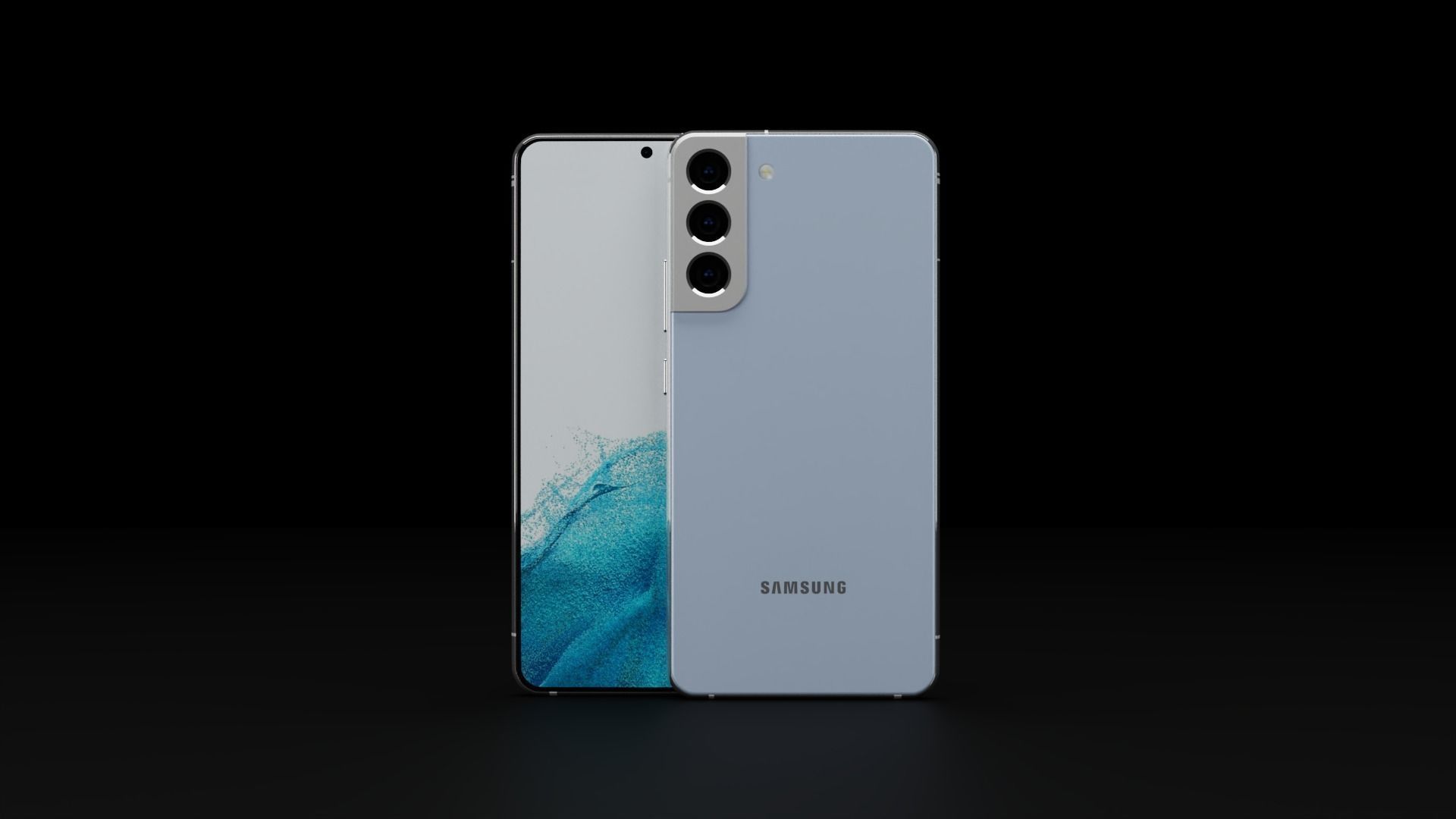 Samsung Galaxy S22 Plus in all Official Colors Low-poly 3D model_8