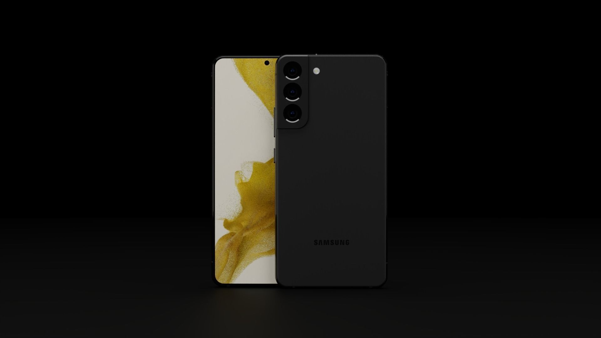 Samsung Galaxy S22 Plus in all Official Colors Low-poly 3D model_5