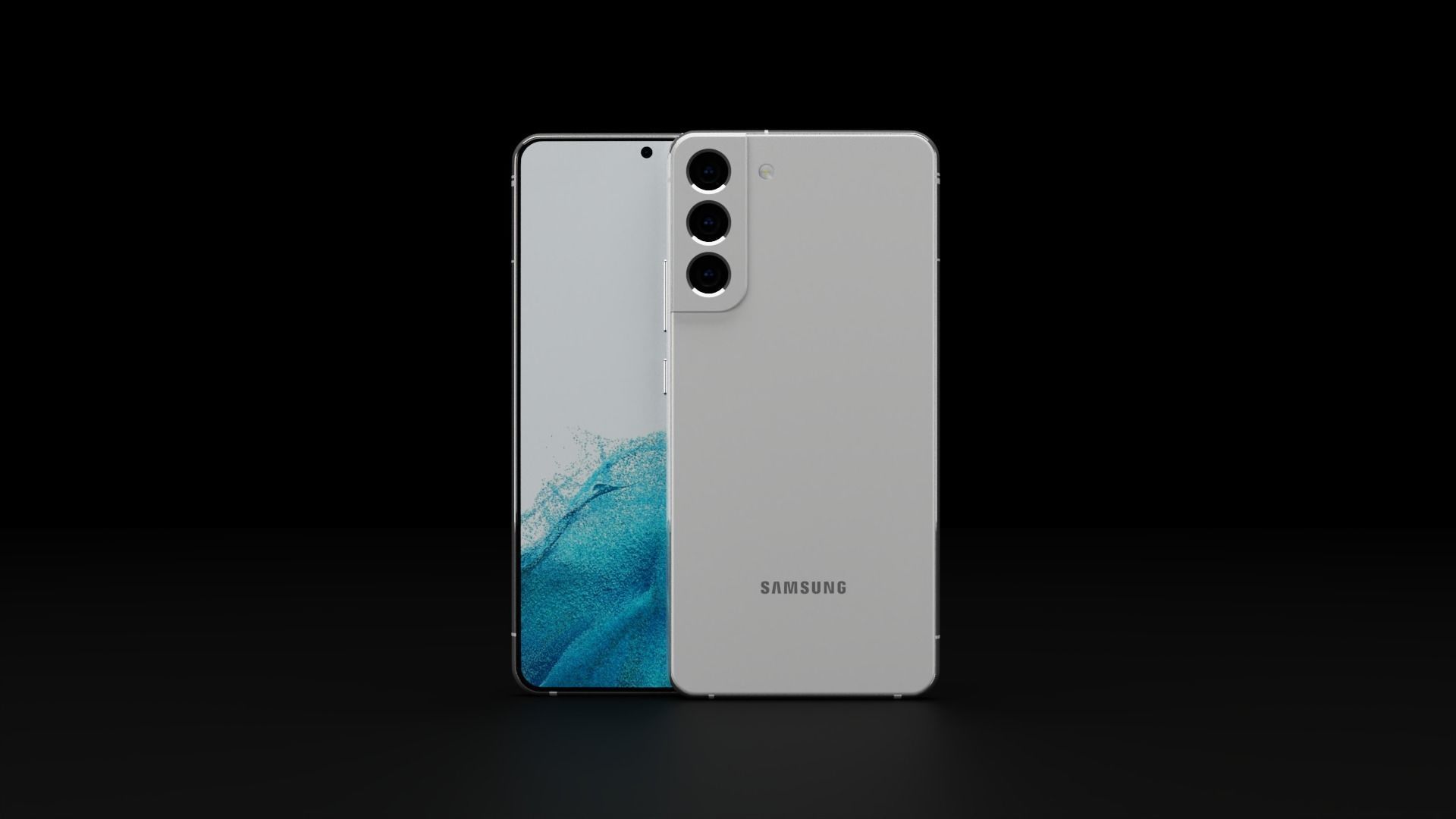 Samsung Galaxy S22 Plus in all Official Colors Low-poly 3D model_2