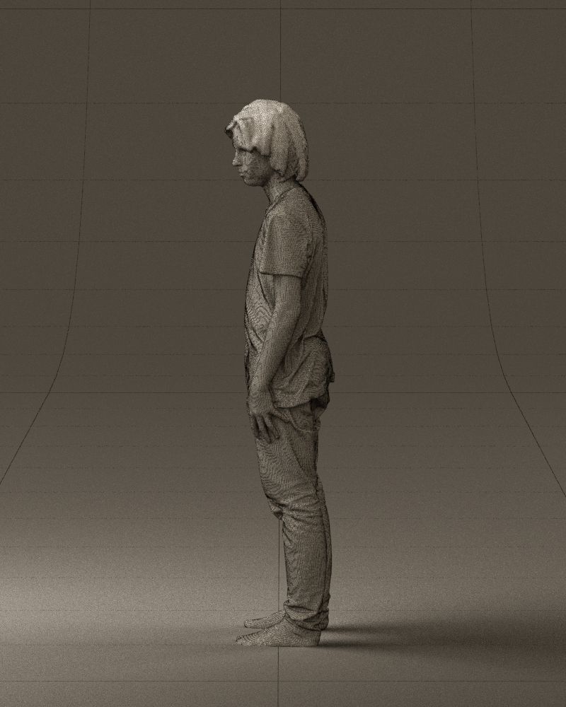 Junior in blue shirt jeans 0589 3D Print Ready 3D print model_26