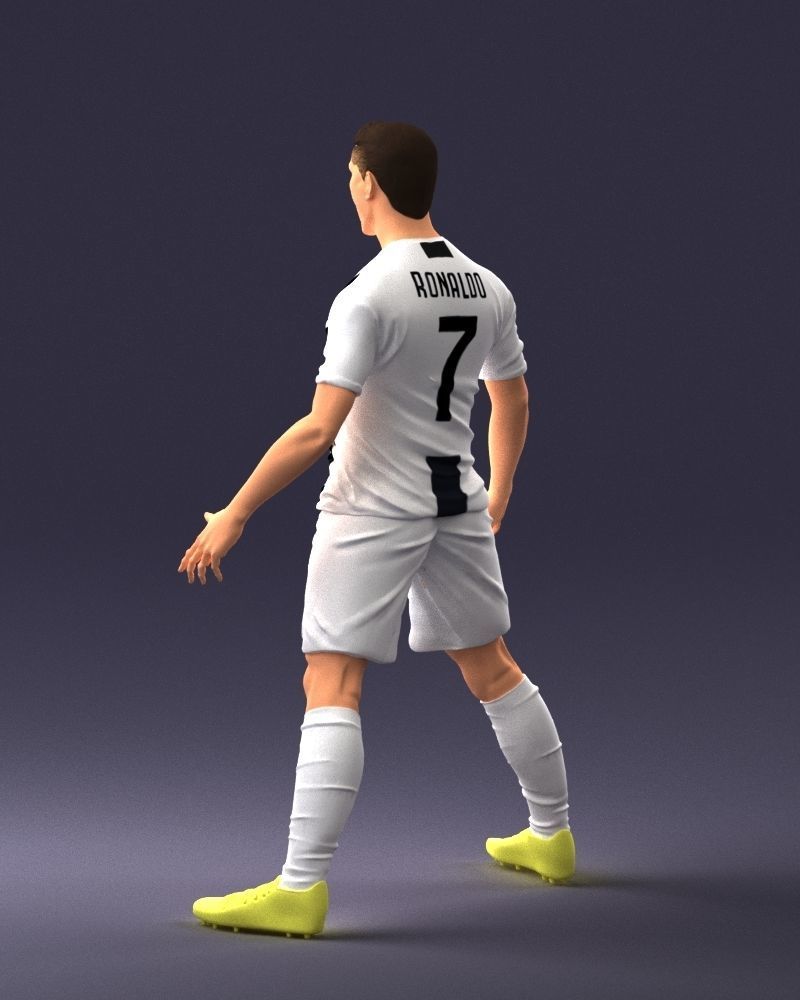 000226 Soccer Player in Celebration Pose 1123 3dp 3D print model_21