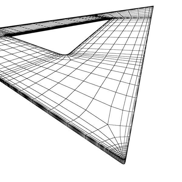 Angle Bevel Ruler 02 3D model_10