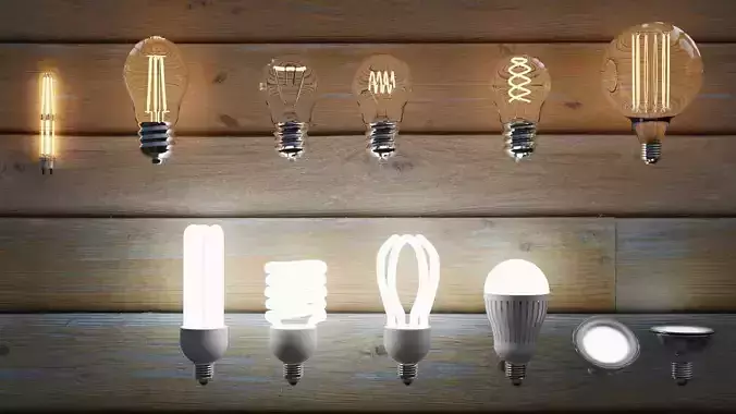 Bulb kitbash 3D model