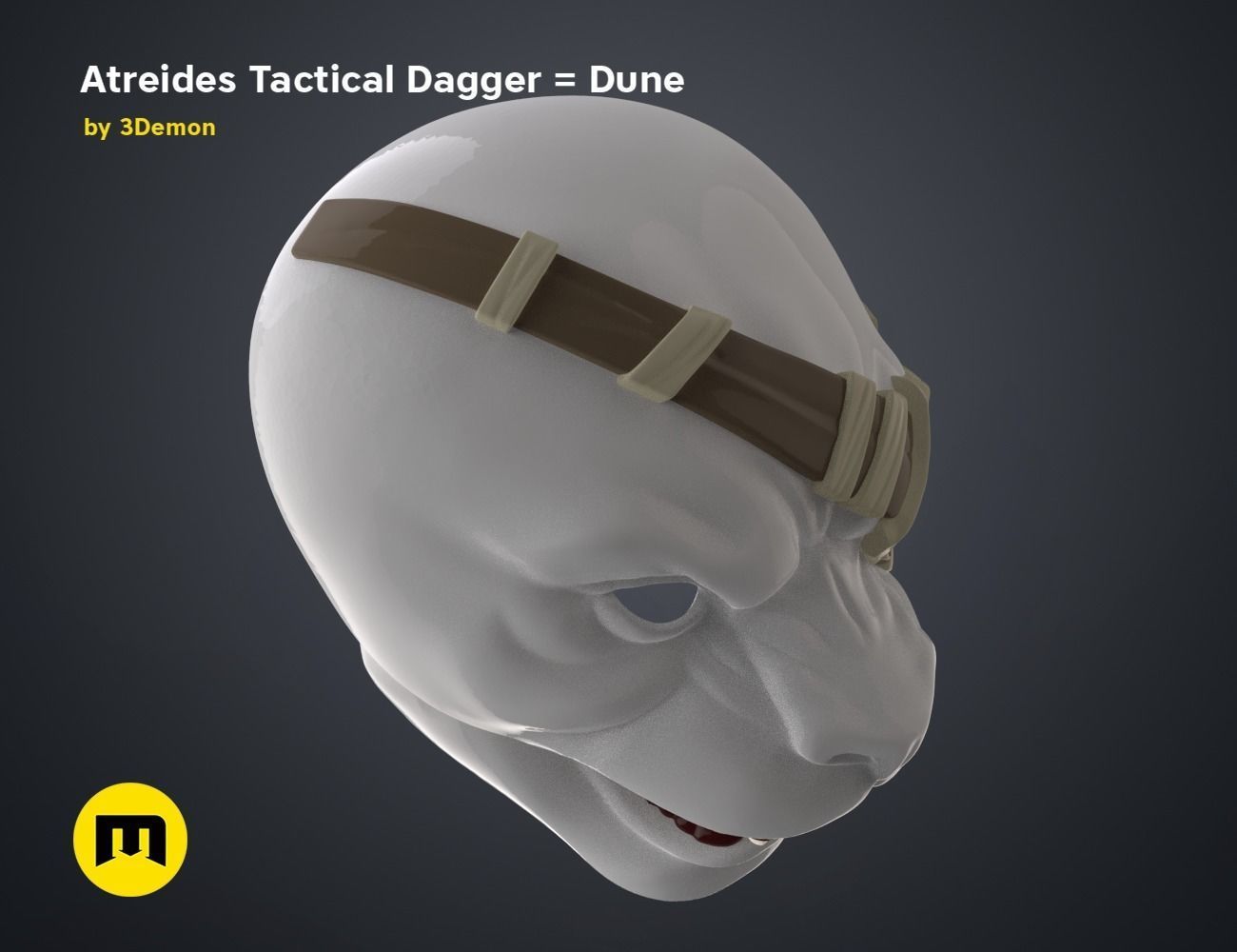 Rengar Head - League of Legends 3D print model_23