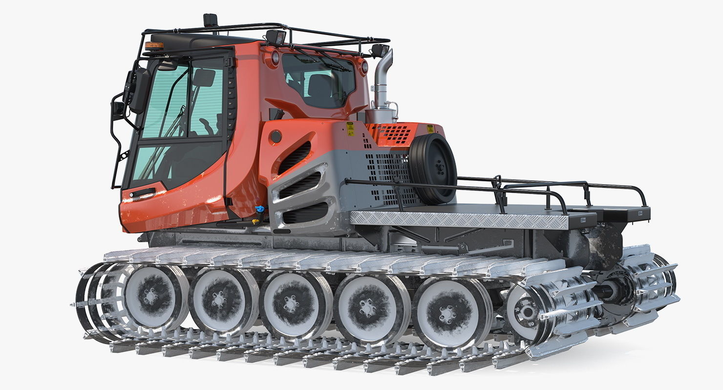 Snowy Snowcat Generic 3D model_9