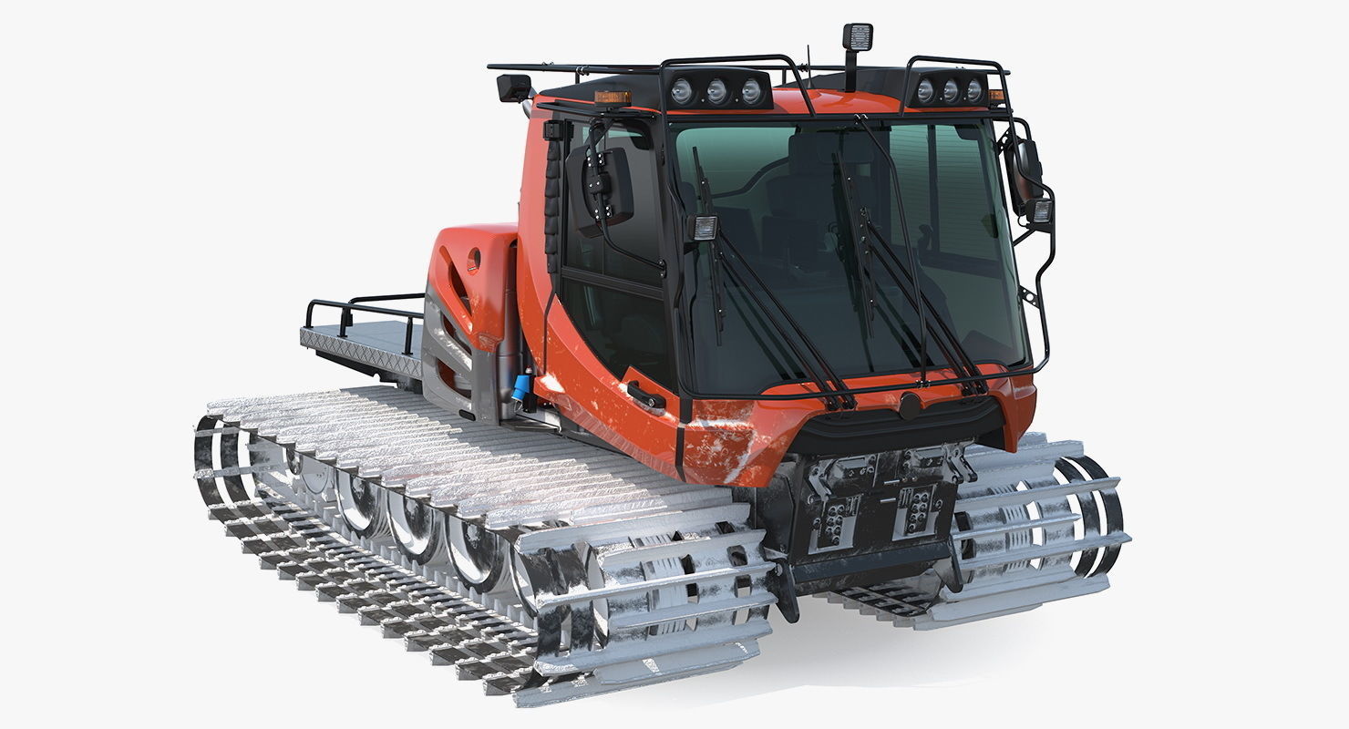 Snowy Snowcat Generic 3D model_1